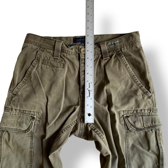 Tommy Hilfiger Cargo Pants Men 30x32 Green‎ Utility Workwear Military Pockets - Picture 4 of 16